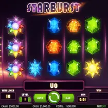 Infinity Casino - Starburst Slot Game by NetEnt
