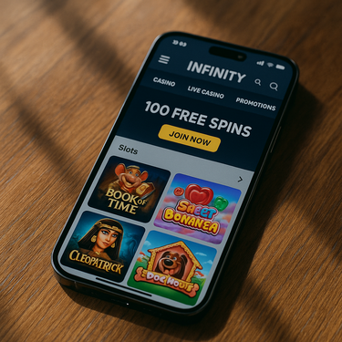 Infinity Casino - Mobile Platform - Smartphone and Tablet Gaming